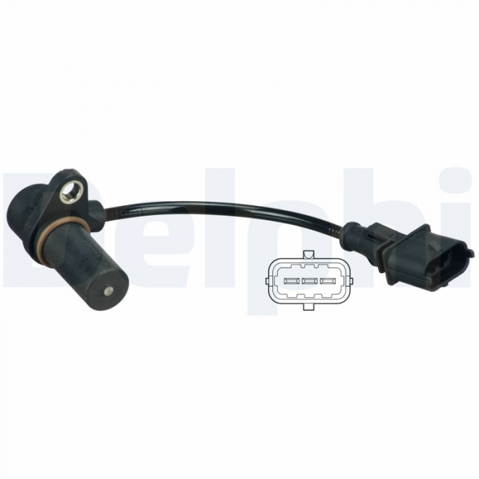 Senzor pozitie arbore cotit potrivit IVECO DAILY III, DAILY IV, DAILY V, DAILY VI, MASSIF; CITROEN C4 GRAND PICASSO I; FIAT DUCATO; KIA SORENTO I; PEUGEOT 307 1.6-3.0D 07.99-