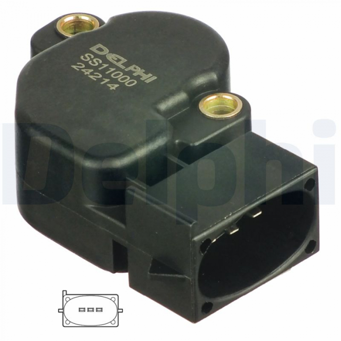 Senzor pozitie clapeta acceleratie potrivit FORD ESCORT CLASSIC, ESCORT VI, FOCUS I, GALAXY I, GALAXY MK I, MONDEO I, MONDEO II, SCORPIO II, TRANSIT 1.6-2.3LPG 02.93-05.06