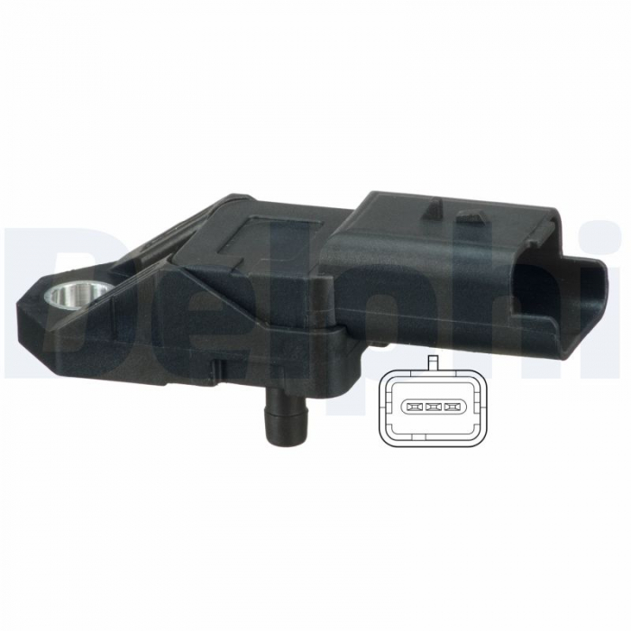 Senzor presiune galerie admisie potrivit CITROEN C1, C2, C2 ENTERPRISE, C3 I, C3 II, C3 PLURIEL, C5 I, C5 II, C5/KOMBI, C8, JUMPY I, NEMO, NEMO/MINIVAN 1.4D-2.2D dupa 1998 - (3 pin) [3]