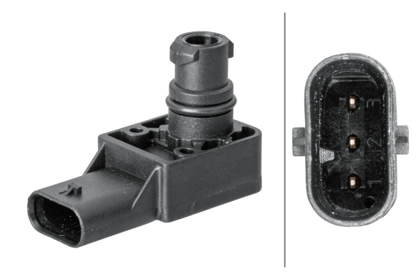 Senzor presiune galerie admisie (3 pin) potrivit MERCEDES A (W168), A (W169), B SPORTS TOURER (W245), C (C204), C (CL203), C T-MODEL (S203), C T-MODEL (S204), C (W203) 1.4-6.2 07.97-