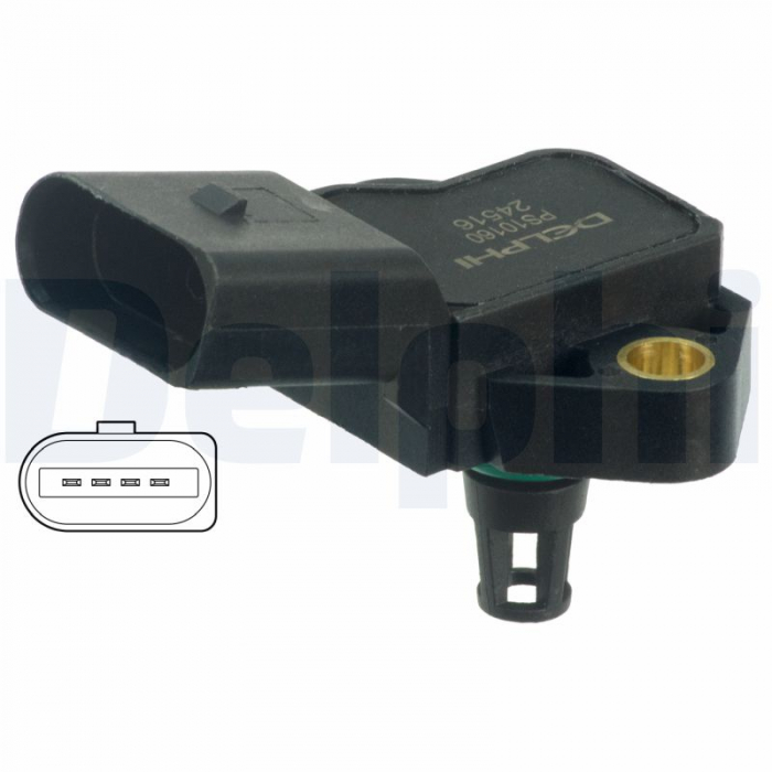 Senzor presiune galerie admisie (4 pin) potrivit AUDI A2; VW BORA, BORA I, GOLF IV 1.6 01.02-06.06 [2]