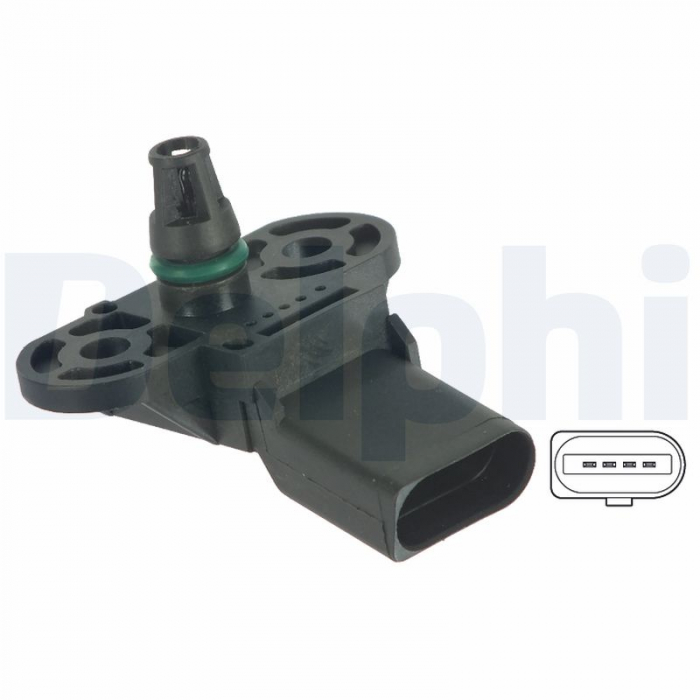 Senzor presiune galerie admisie (4 pin) potrivit AUDI A3; SEAT ALTEA, ALTEA XL, AROSA, CORDOBA, IBIZA II, IBIZA III, IBIZA IV, IBIZA IV SC, IBIZA IV ST 1.0-2.0D 10.91- [3]