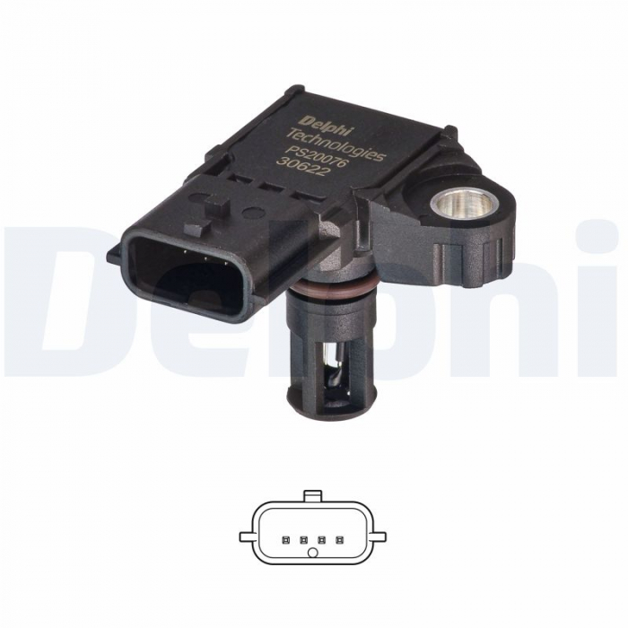 Senzor presiune galerie admisie (4 pin) potrivit DACIA DOKKER, DUSTER, LODGY, LOGAN II, LOGAN MCV II, SANDERO II; RENAULT CAPTUR I, CLIO IV, ESPACE V, FLUENCE, GRAND SCENIC III 1.3-2.0D 06.08- [3]