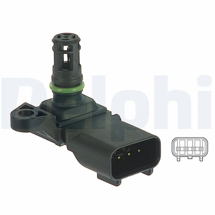 Senzor presiune galerie admisie (4 pin) potrivit VOLVO C30, S40 II, V50; FORD C-MAX, C-MAX II, FIESTA V, FIESTA VI, FOCUS C-MAX, FOCUS II, FUSION, KA, MONDEO III 1.2-4.2 09.96- [2]
