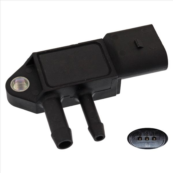 Senzor presiune gaze evacuare potrivit AUDI A4 ALLROAD B8, A4 B8, A5, A6 ALLROAD C6, A6 ALLROAD C7, A6 C6, A6 C7, A7, A8 D4, Q5, Q7; PORSCHE CAYENNE 1.9D-6.0D dupa 2003 (numar pini: 3) [3]