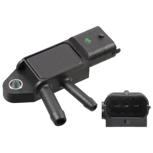 Senzor presiune gaze evacuare (numar pini: 3) potrivit VOLVO C30, C70 II, S60 II, S60 III, S80 II, S90 II, V40, V60 I, V70 III, V70 III KOMBI, V90 II, XC40, XC60 I 1.5-2.4D 09.04-