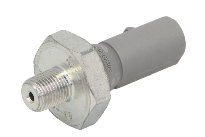 Senzor presiune ulei (0,1-0,3bar; 1 pin; gri) potrivit CITROEN C4 AIRCROSS, C-CROSSER, C-CROSSER ENTERPRISE; MITSUBISHI ASX, COLT CZC VI, COLT VI, ECLIPSE CROSS, GRANDIS 1.0-3.8 01.04-