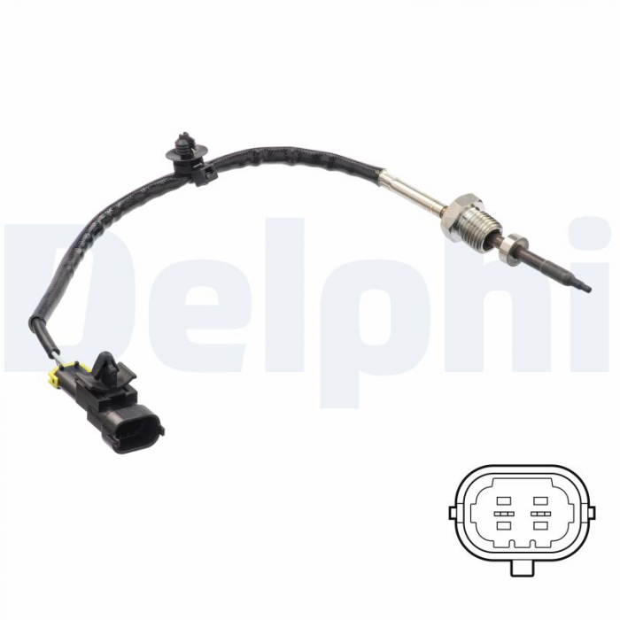 Senzor temperatura evacuare (dupa convertizor catalitic) potrivit CHEVROLET CAPTIVA, CRUZE; OPEL ANTARA A 2.0D/2.2D 08.10- [2]