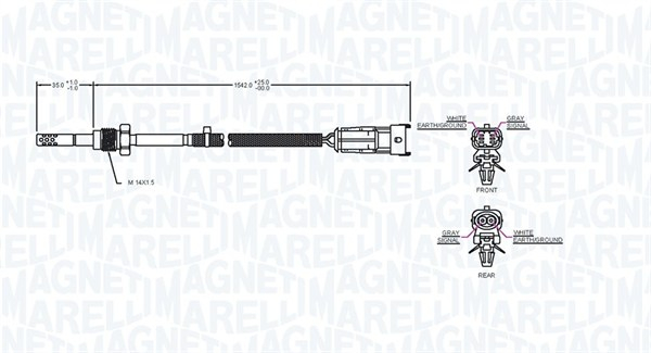 Senzor temperatura evacuare (dupa DPF) potrivit OPEL ASTRA H, ASTRA H GTC, ASTRA H/KOMBI, ZAFIRA B, ZAFIRA B/MINIVAN 1.7D 02.07-04.15 [2]