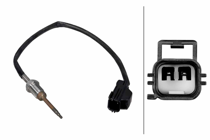 Senzor temperatura evacuare (inainte de catalizator) potrivit FORD B-MAX, C-MAX, ECOSPORT, FIESTA VI, FOCUS II, FOCUS II KOMBI, GALAXY II, GALAXY III, GALAXY MK II, KUGA I 1.5D-3.2D 10.00-