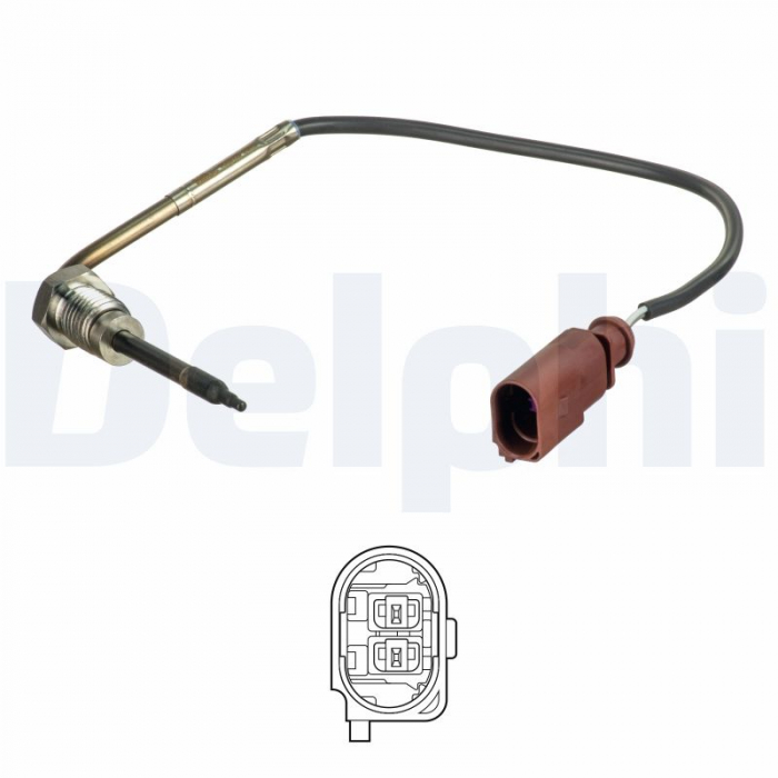 Senzor temperatura evacuare (inainte de DPF) potrivit PORSCHE CAYENNE; VW TOUAREG 3.0D 01.10- [2]