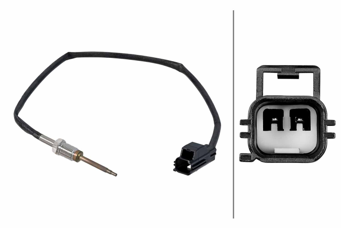 Senzor temperatura evacuare (inainte de DPF) potrivit VOLVO C30, S40 II, S60 II, S80 II, V40, V50, V60 I, V70 III; FORD C-MAX II, ECOSPORT, FOCUS II, FOCUS III 1.5D/1.6D/2.0D 07.04- [3]