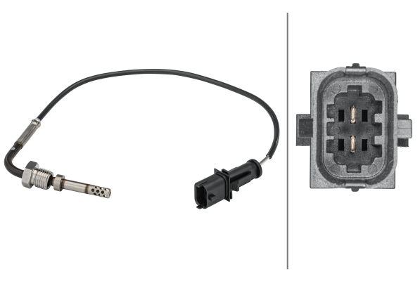 Senzor temperatura gaze evacuare inainte catalizator potrivit FIAT CROMA, GRANDE PUNTO 1.9D 2.4D 06.05-