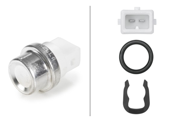 Senzor temperatura lichid racire (numar pini: 2, alb) potrivit VOLVO S40 I, V40; MITSUBISHI CARISMA; OPEL ARENA; RENAULT CLIO II, CLIO II HATCHBACK, ESPACE III, KANGOO 1.8 1.9D 2.0 03.95-