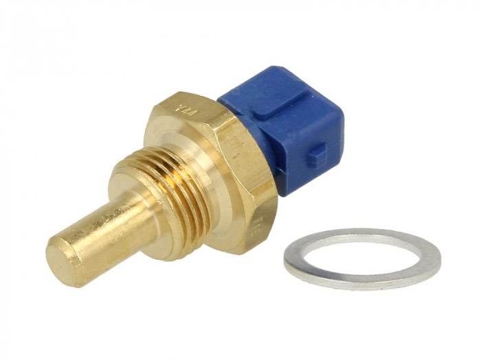 Senzor temperatura lichid racire (numar pini: 2, dimensiune cheie: 24mm, albastru) potrivit DAF 65, 65 CF, 75, 75 CF, 85, 85 CF, 95, 95 XF, SB 6BT5.9-XF355M 01.84-