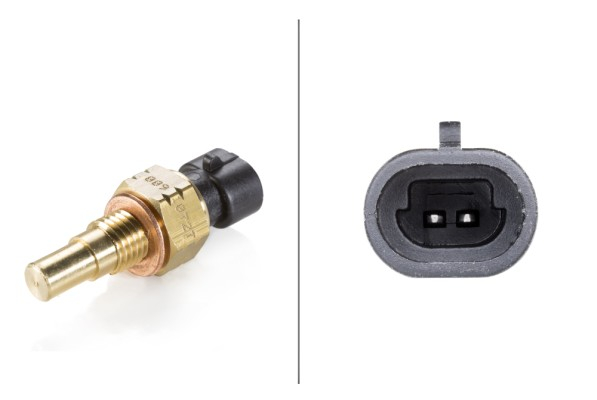 Senzor temperatura lichid racire (numar pini: 2, negru) potrivit CHEVROLET AVEO   KALOS, CAMARO, CAPTIVA, CORVETTE, CRUZE, EPICA, EVANDA, HHR, LACETTI, MALIBU, MATIZ, NUBIRA 0.8-6.2 09.84-