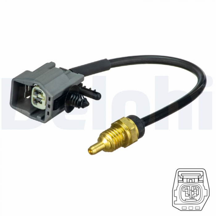 Senzor temperatura lichid racire (numar pini: 2, negru) potrivit FORD GALAXY II, S-MAX, TRANSIT CONNECT 1.8D 06.02-06.15