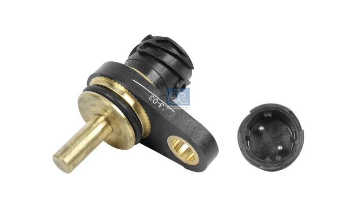 Senzor temperatura lichid racire potrivit RVI MAGNUM; VOLVO B12, FH, FH12, FM12, NH12 D12A340-TD123ES dupa 1990 (numar pini: 2, negru) [2]