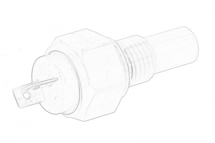 Senzor temperatura lichid racire (numar pini: 2) potrivit LIEBHERR, JOHN DEERE 244 J, 304 J, 324J, 344G [2]
