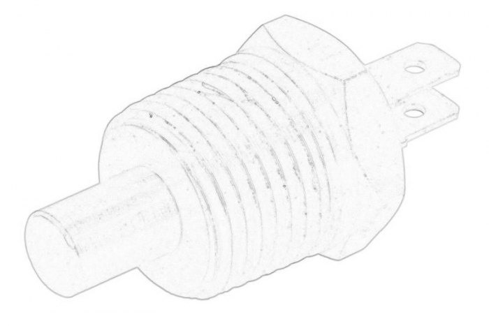 Senzor temperatura lichid racire (numar pini: 2) potrivit PERKINS 1004.4; A4.108, URSUS 3822, 3824, 5322, 5324; AG CHEM R40, R42, R50, R52, 1803; AGCO 8360, 8425, 8425 AGCOSTAR, 9630, 9650, R42, R60,