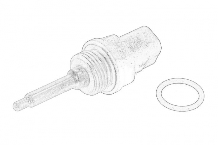 Senzor temperatura lichid racire (numar pini: 2) potrivit PERKINS 1506A; 2206D