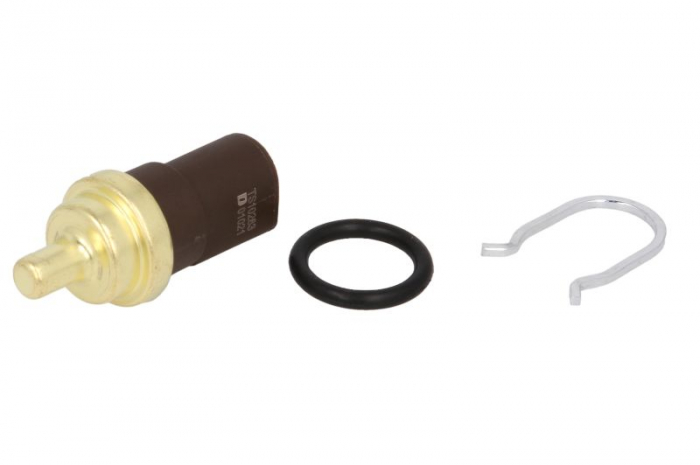 Senzor temperatura lichid racire (numar pini: 4, maro) potrivit VW CALIFORNIA T4 CAMPER, TRANSPORTER T4 1.9D 2.4D 07.90-04.03