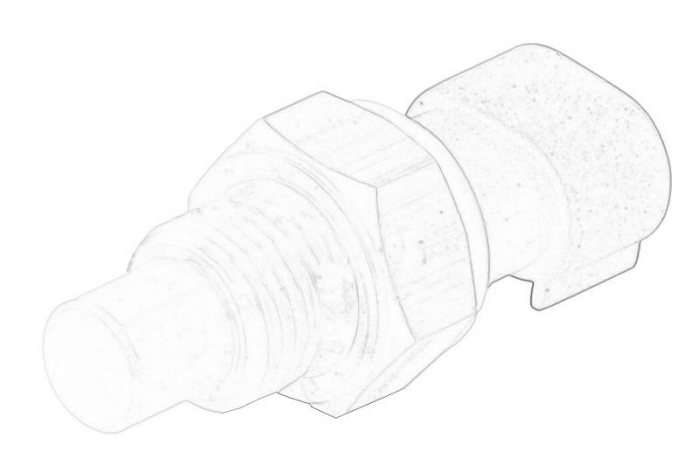 Senzor temperatura lichid racire potrivit IVECO EUROSTAR, TRAKKER I F2BE0681A-F3BEE681V 09.00-