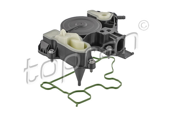 Separator ulei ventilatie bloc motor potrivit AUDI A3, Q3, TT; SEAT ALHAMBRA, IBIZA IV SC, LEON, LEON ST; SKODA OCTAVIA III, SUPERB III; VW ARTEON, BEETLE, GOLF VII, PASSAT B8, SCIROCCO III, SHARAN, T