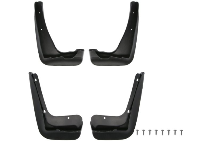 Set 4 buc aparatori noroi fata spate, stanga dreapta potrivit BMW 3 F30, F31, F80 10.11-06.19