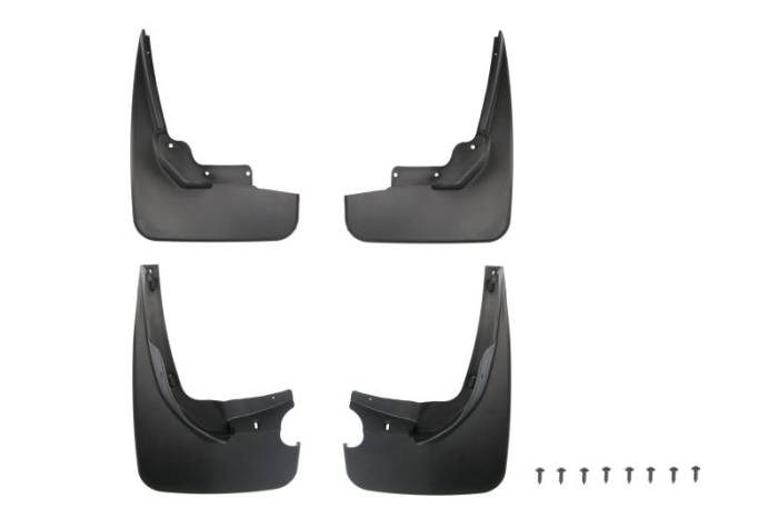 Set 4 buc aparatori noroi fata spate, stanga dreapta potrivit MERCEDES M ML-KLASA W164 07.05-12.11