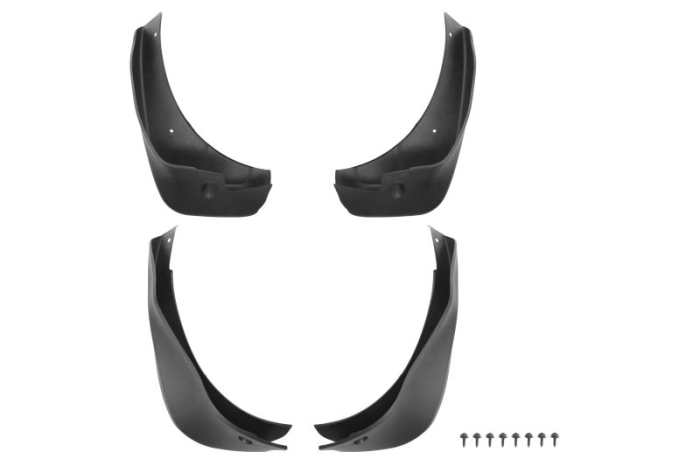 Set 4 buc aparatori noroi fata spate, stanga dreapta potrivit NISSAN QASHQAI I J10, ROGUE I 11.06-04.14