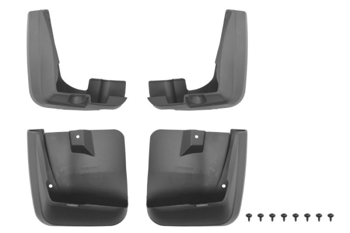 Set 4 buc aparatori noroi fata spate, stanga dreapta potrivit SUBARU XV GP 03.12-01.18