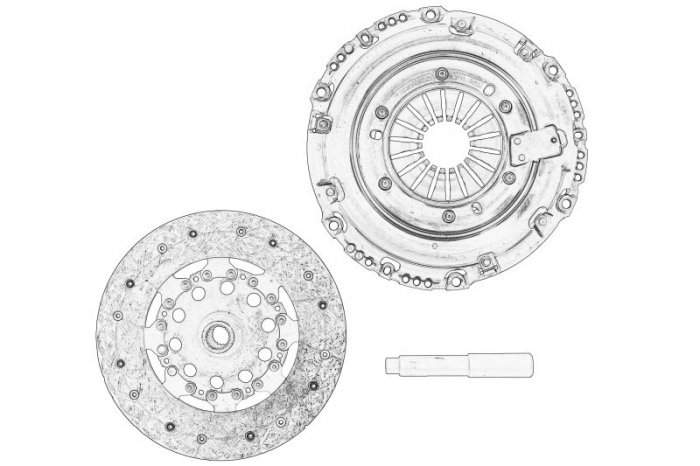Set ambreiaj (cu reglare automata, 258mm) potrivit NISSAN INTERSTAR, NV400; OPEL MOVANO B; RENAULT MASTER III 2.3D 10.12-