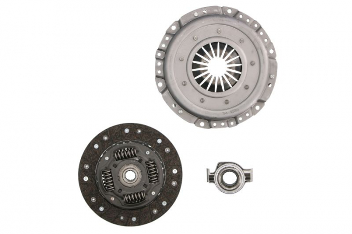 Set ambreiaj cu rulment (Cu placa presiune ambreiaj; cu placa de ambreiaj, 220mm) potrivit ALFA ROMEO MITO; CITROEN NEMO, NEMO MINIVAN; FIAT DOBLO, DOBLO CARGO, DOBLO MINIVAN, FIORINO 1.3D 06.03-