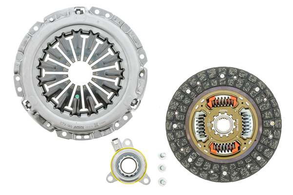 Set ambreiaj cu rulment hidraulic (cu cilindru receptor de ambreiaj central; Cu placa de presiune ambreiaj; cu disc de ambreiaj, 224mm) potrivit SUBARU TREZIA; TOYOTA AURIS, COROLLA, URBAN CRUISER, VE