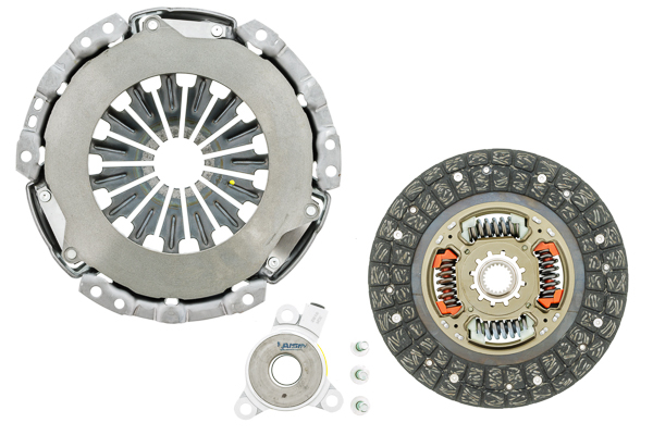 Set ambreiaj cu rulment hidraulic (cu cilindru receptor de ambreiaj central; Cu placă de presiune ambreiaj; cu disc de ambreiaj, 224mm) potrivit SUBARU TREZIA; TOYOTA AURIS, COROLLA, URBAN CRUISER, VE [2]