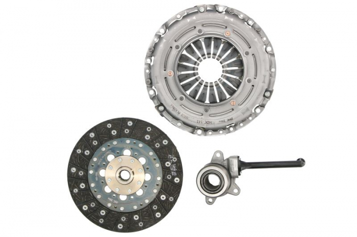 Set ambreiaj cu rulment hidraulic (fara senzor; cu cilindru receptor ambreiaj central; Cu placa de presiune ambreiaj; cu disc ambreiaj, 235mm) potrivit HYUNDAI I30, VELOSTER; KIA CEE D, CEED 1.4-1.6 1