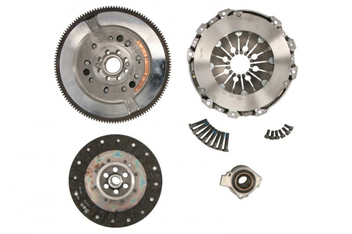 Set ambreiaj cu volanta (cu kit de șuruburi; cu cilindru receptor de ambreiaj central; Cu placă de presiune ambreiaj; cu disc de ambreiaj; Cu kit de șuruburi de blocare, 240mm) potrivit SAAB 9-3 2.0 0 [2]