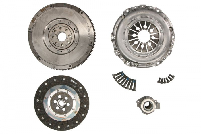 Set ambreiaj cu volanta (cu kit de suruburi; cu cilindru receptor de ambreiaj central; Cu placa de presiune ambreiaj; cu disc de ambreiaj; Cu kit de suruburi de blocare, 240mm) potrivit SAAB 9-3 2.0 0