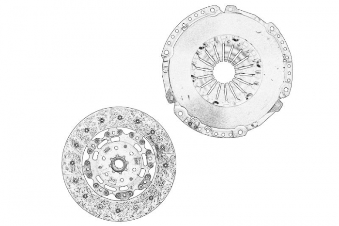 Set ambreiaj (disc + pressure plate, 125mm) potrivit OPEL ASTRA K, ASTRA K/KOMBI, INSIGNIA B, INSIGNIA B GRAND SPORT 1.5D 08.19- [2]