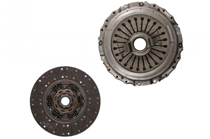 Set ambreiaj dublu disc fara rulment (402mm) potrivit VOLVO FH, FH II, FH III, FH12, FH16, FH16 II, FM, FM II, FM III, FM12, FMX, FMX II, FMX III, NH12 08.93-