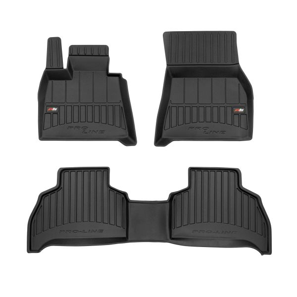 Set covorase cauciuc 3 piese proLine 3D, fata spate negru, potrivit BMW X5 (G05, F95) 08.18-, SUV