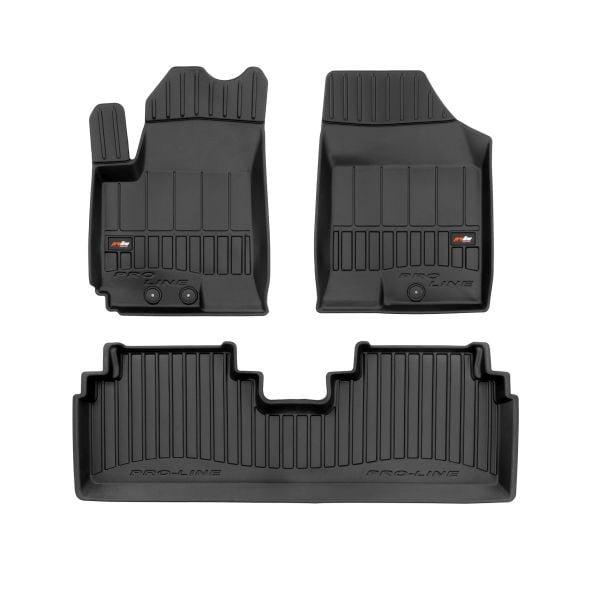 Set covorase cauciuc 3 piese proLine 3D, fata spate negru, potrivit HYUNDAI IX20 11.10-07.19, Minivan