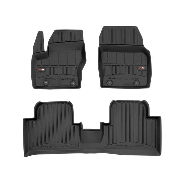 Set covorase cauciuc 3 piese proLine 3D, negru, potrivit FORD GRAND C-MAX 12.10-06.19