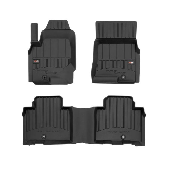 Set covorase cauciuc 3 piese proLine 3D, negru, potrivit SSANGYONG REXTON 07.17-, SUV