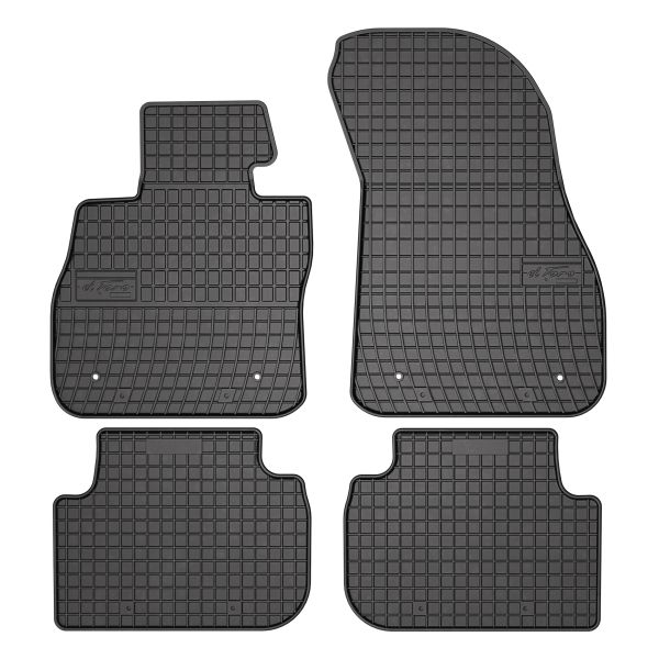 Set covorase cauciuc 4 piese BASIC, fata spate negru, potrivit BMW 1 (F40) 07.19-