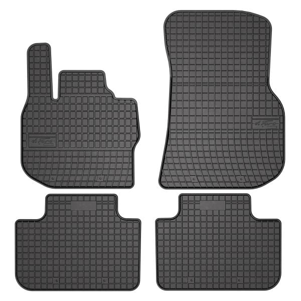 Set covorase cauciuc 4 piese BASIC, fata spate negru, potrivit BMW IX3 (G08), X3 (G01, F97), X4 (G02, F98) 08.17-