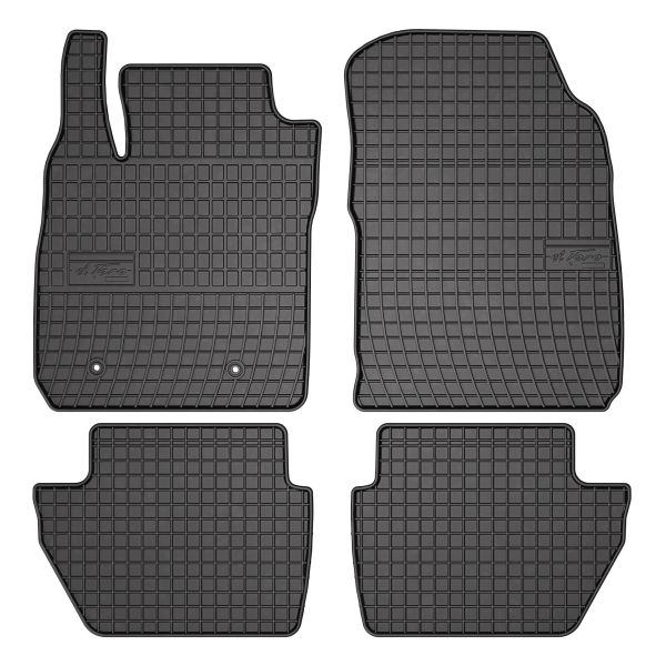 Set covorase cauciuc 4 piese BASIC, fata spate negru, potrivit FORD ECOSPORT 10.13-, Crossover