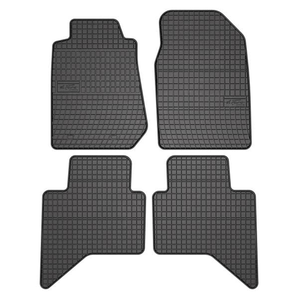 Set covorase cauciuc 4 piese BASIC, fata spate negru, potrivit ISUZU D-MAX II 06.12-, Pick-up