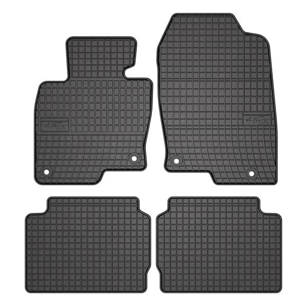 Set covorase cauciuc 4 piese BASIC, fata spate negru, potrivit MAZDA CX-5 05.17-, SUV